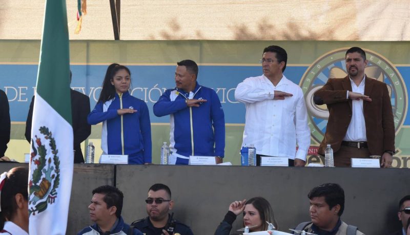 Ganadores del Premio Estatal del Deporte 2017 con respeto a la Bandera Nacional