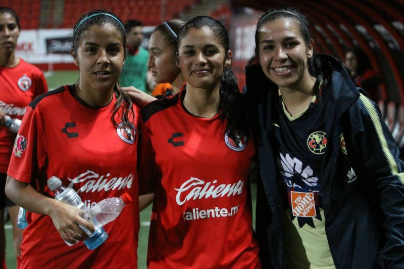 Rosa Aguiar, Ericka Soto y Esmeralda Verdugo