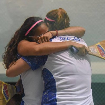 BC se apodera del bronce en trinquete Juvenil C Parejas