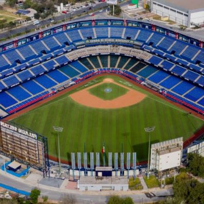 estadio de Sultanes en Monterrey aerea