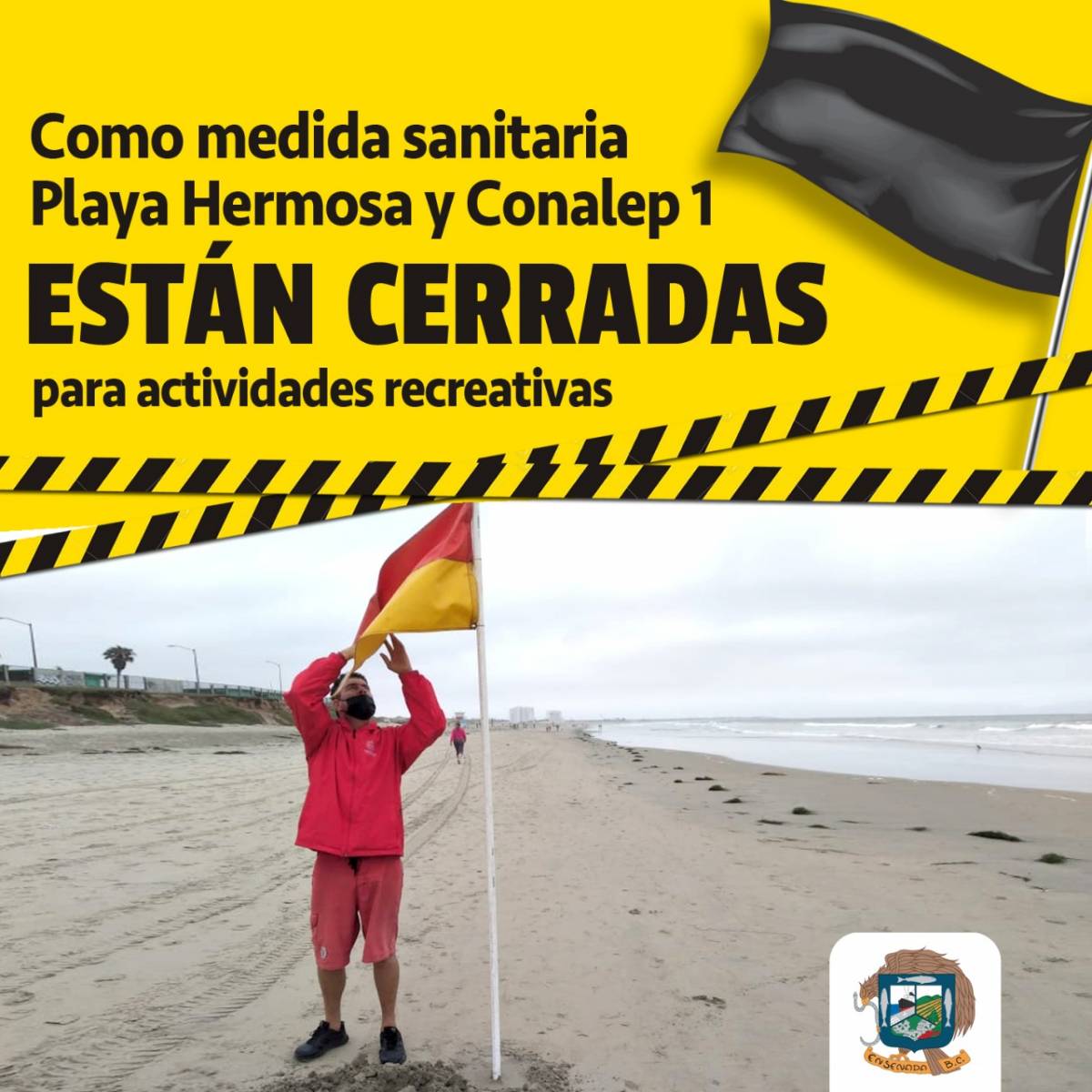 playas cerradas en ensenada