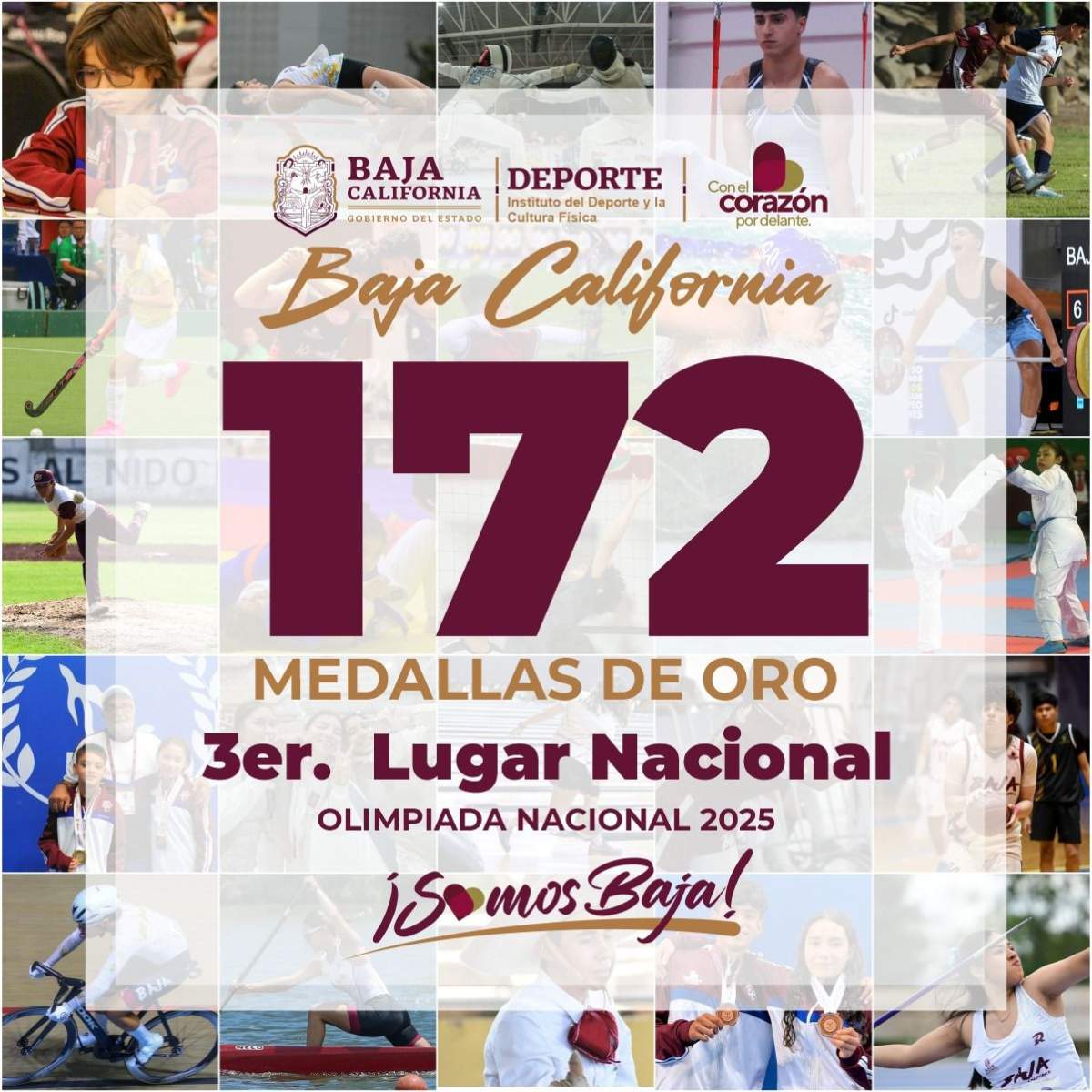 Baja California alcanza 172 oros en la Olimpiada Nacional 2025 – AGP ...