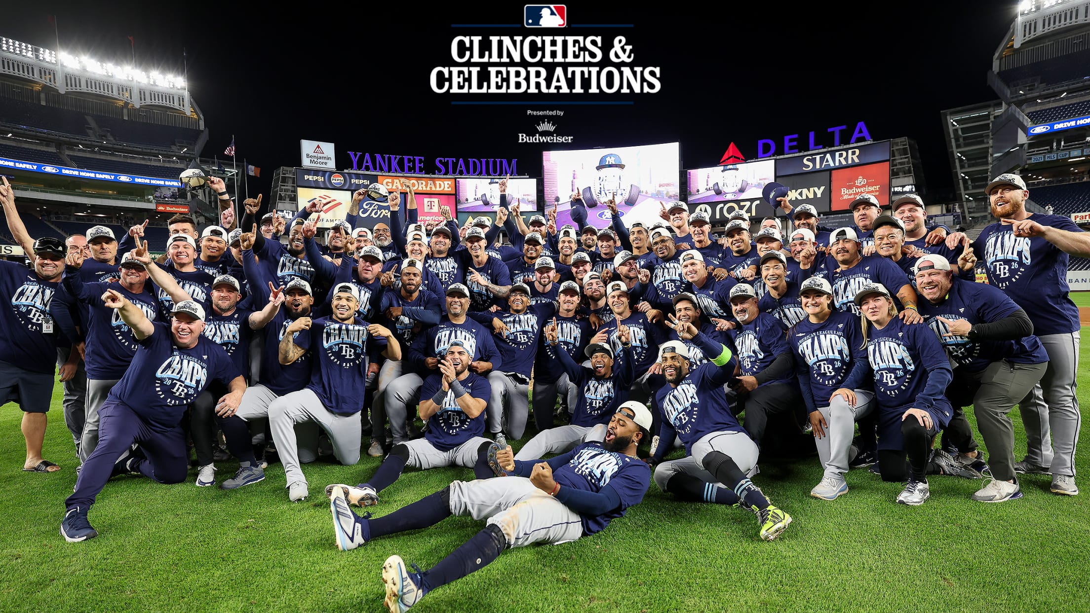 Los Tampa Bay Rays ganan en el Bronx y aseguran el título divisional