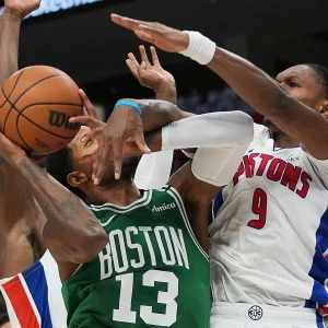 Los Pistons estropean el buen debut de Paul George con los Celtics